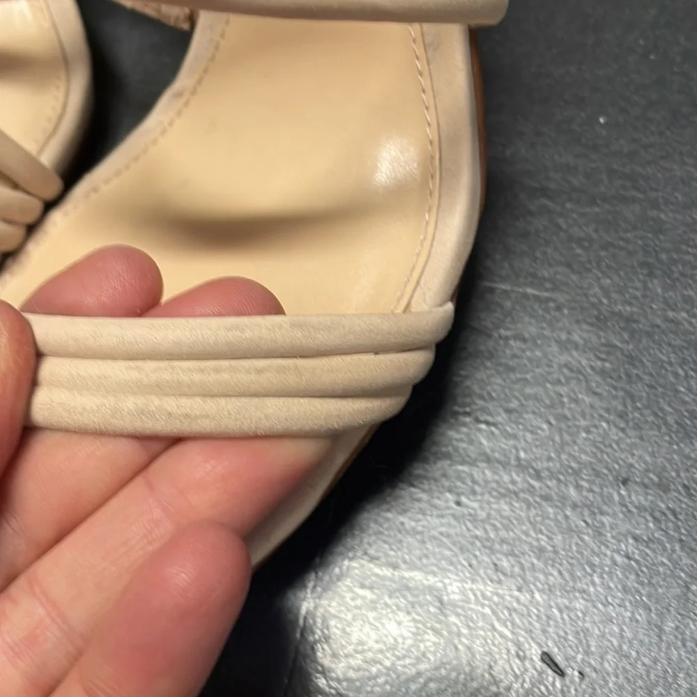 Vince Camuto Strappy Heels – Cream Color - Picture 7 of 8